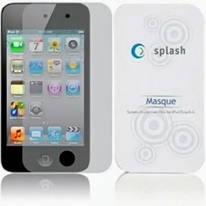 Splash Masque Clear Screen Protector Film for iPod Touch 4 4G 3-Pack-Invisible